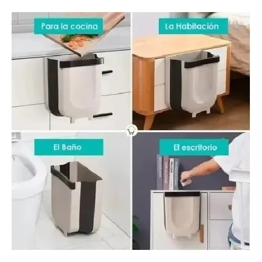 Basurero Plegable Colgante para Cocina