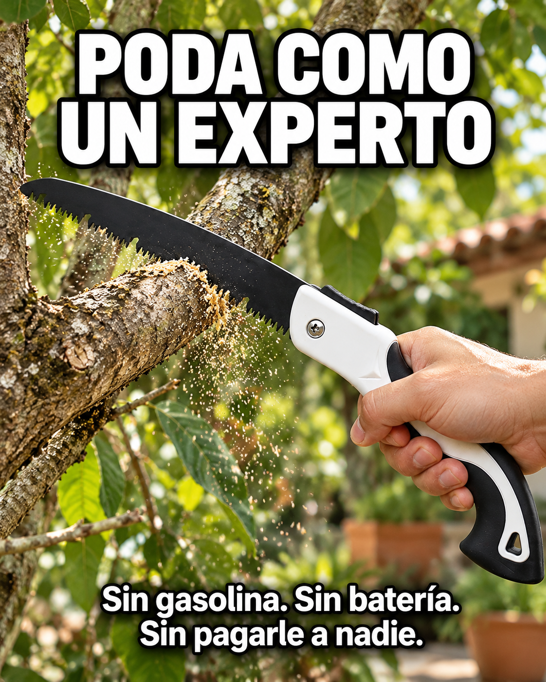 Kit x2 Sierras de Poda Plegables – Corta ramas gruesas en segundos