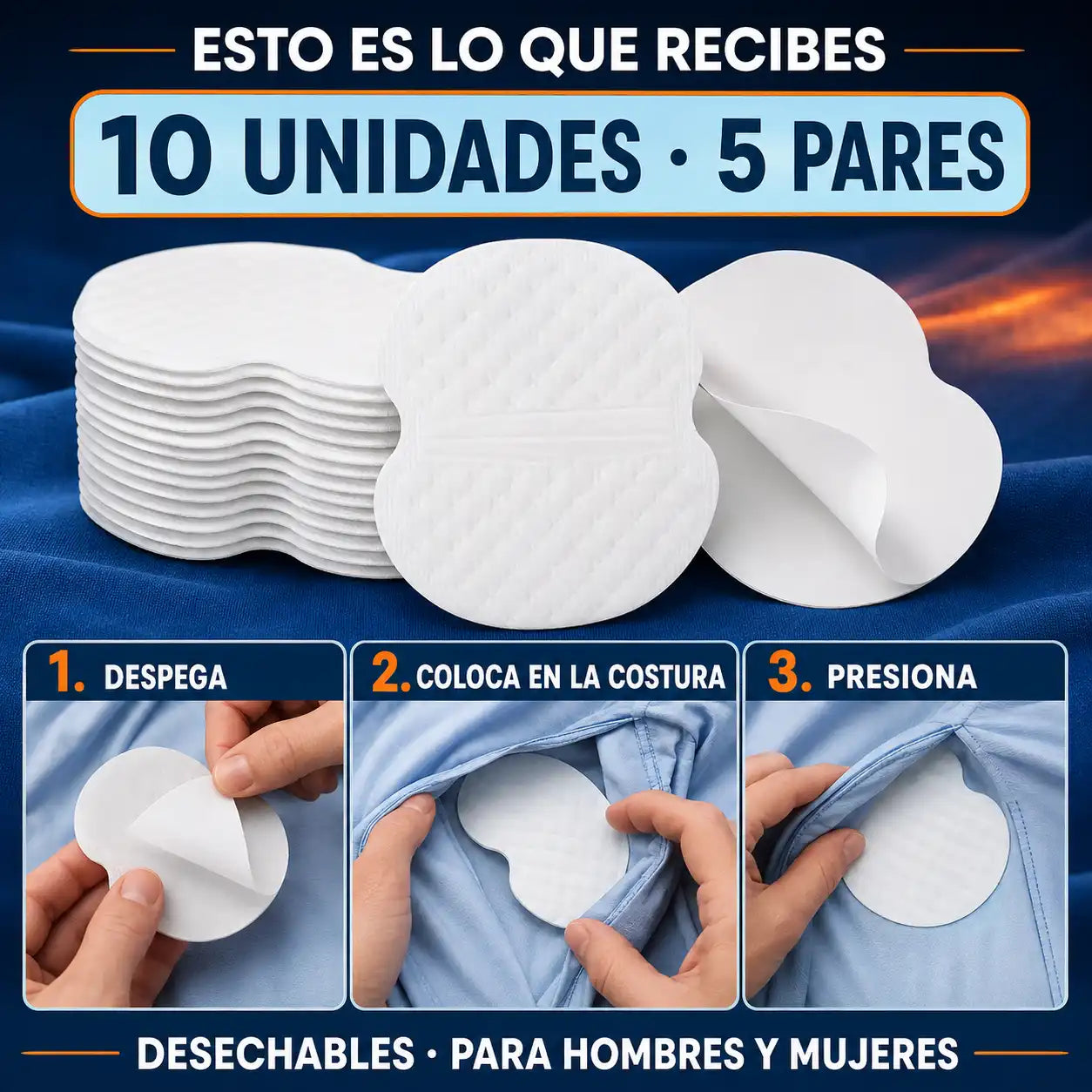 Protectores Absorbentes De Sudor para Axilas