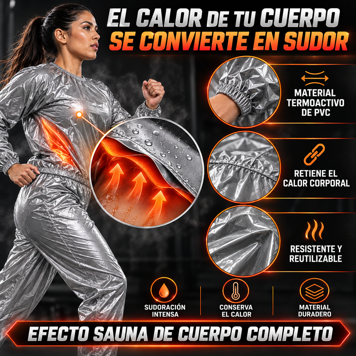 Traje quema grasa - quema esa barriga fea rápidamente