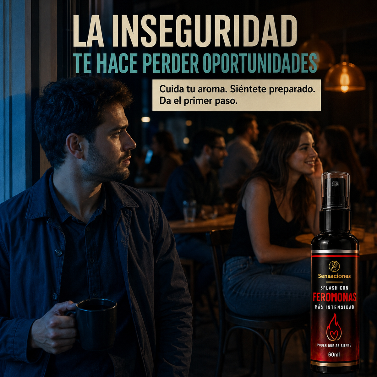 Splash Feromonas X3 | Refuerza tu presencia con un aroma masculino en segundos