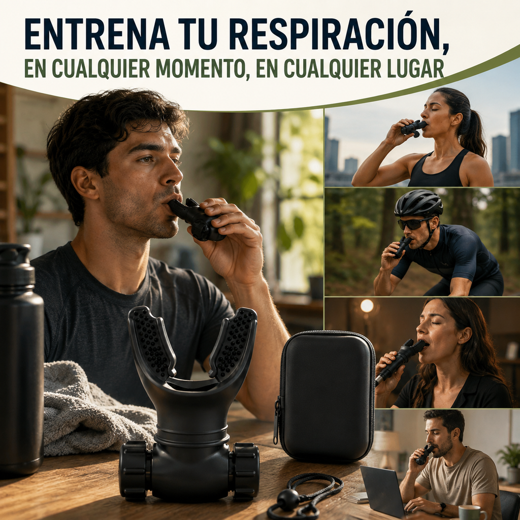 ENTRENADOR DE RESPIRACIÓN NEGRO