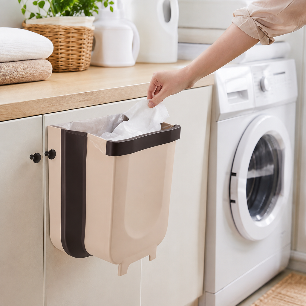 Basurero Plegable Colgante para Cocina