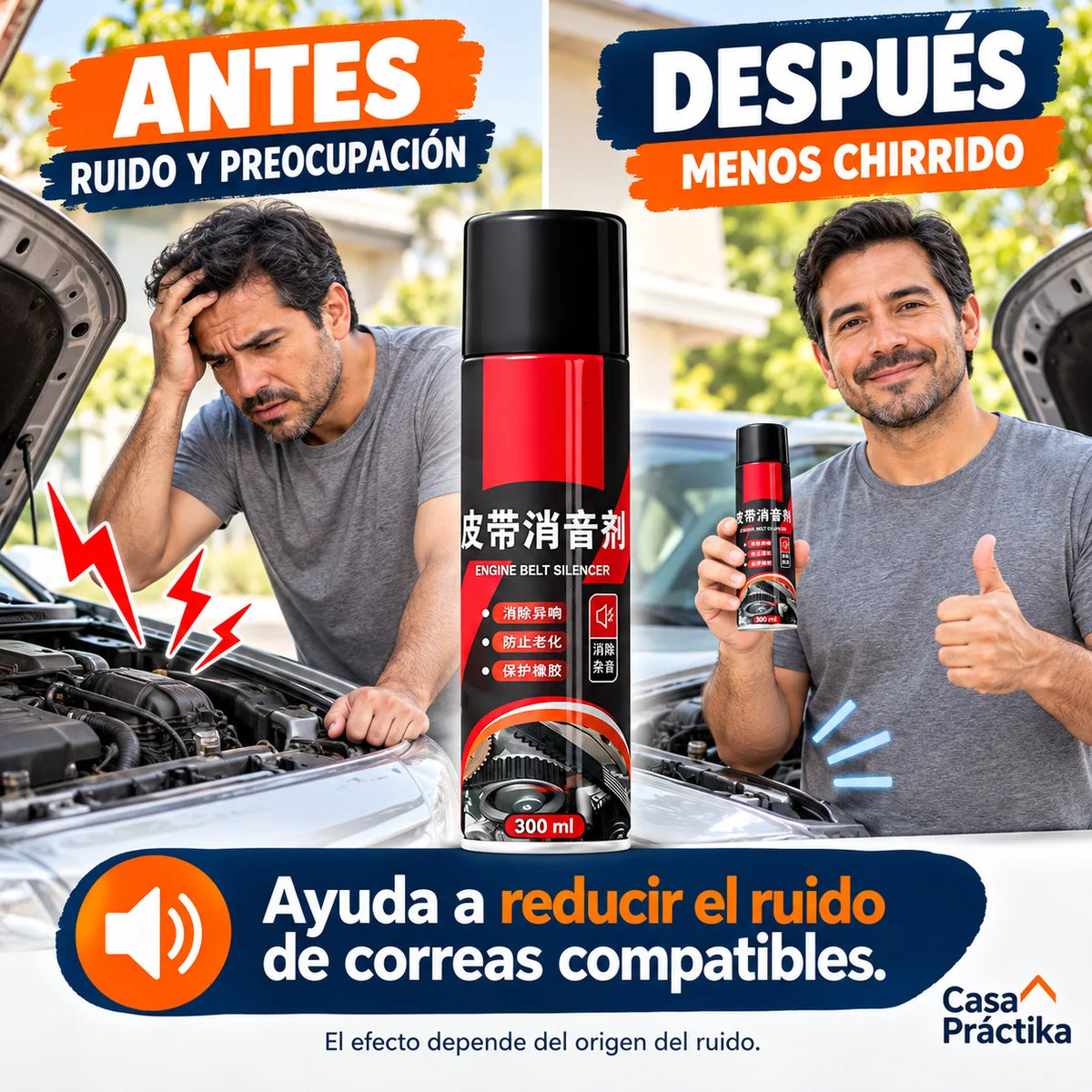 Reductor de Ruido para Correas del Motor — Ahorra Dinero En Mecánicos Innecesarios