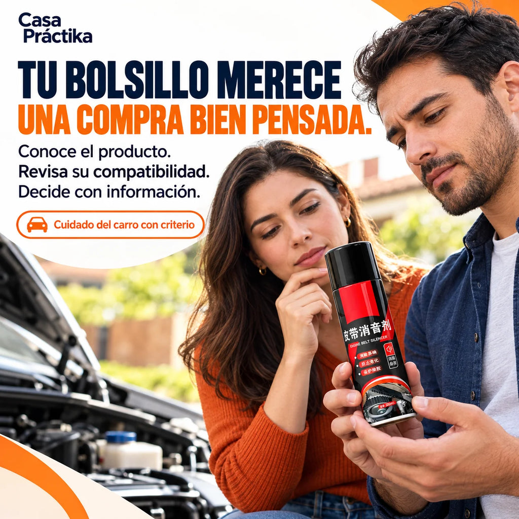 Reductor de Ruido para Correas del Motor — Ahorra Dinero En Mecánicos Innecesarios