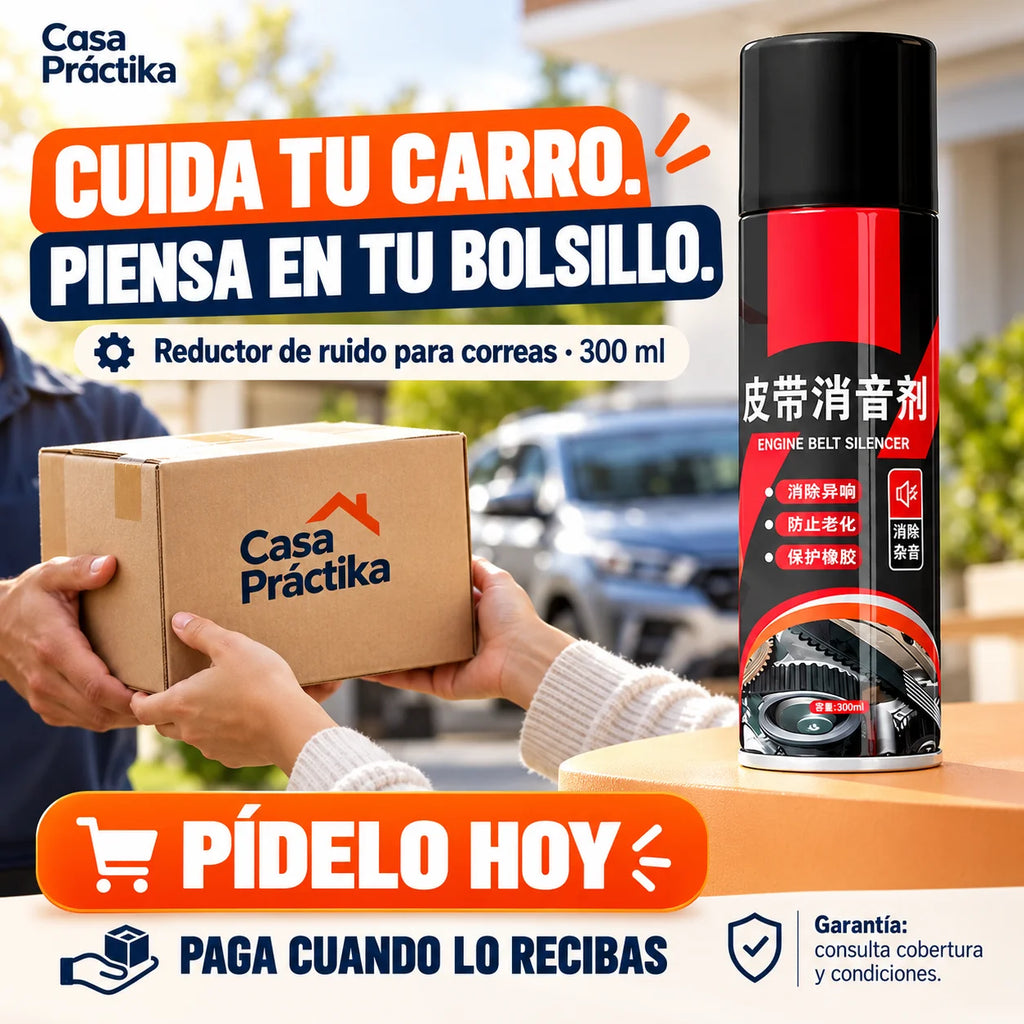 Reductor de Ruido para Correas del Motor — Ahorra Dinero En Mecánicos Innecesarios