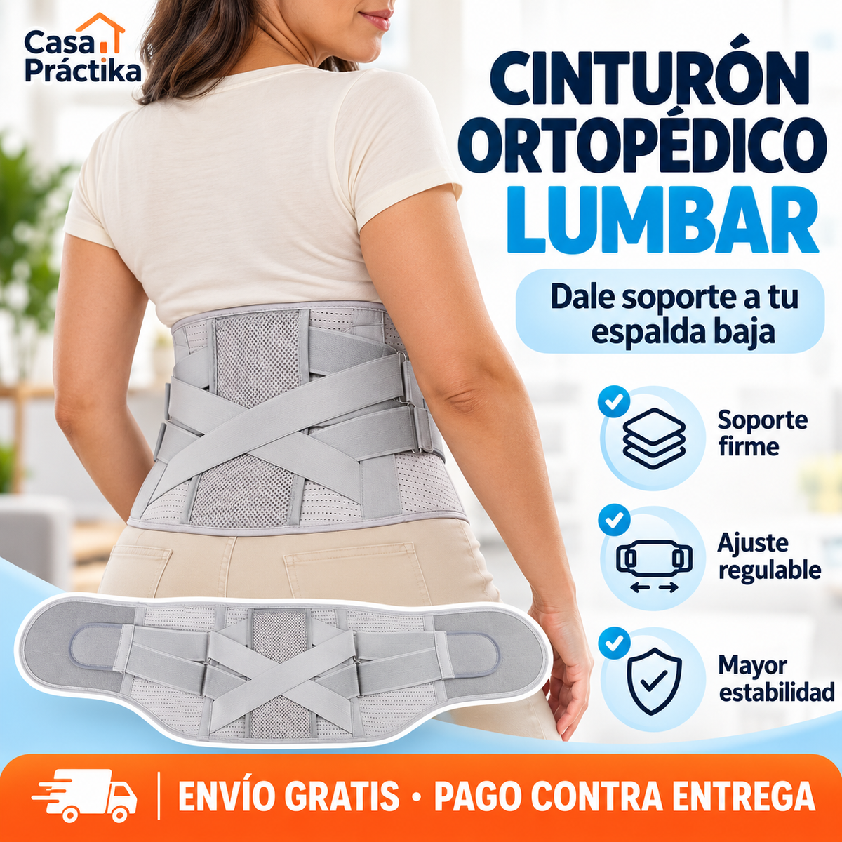 Faja Lumbar Premium de Alto Impacto