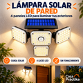 Lámpara Solar de Pared con 4 Paneles LED – Ilumina tu Entrada y Patio sin Tomacorriente
