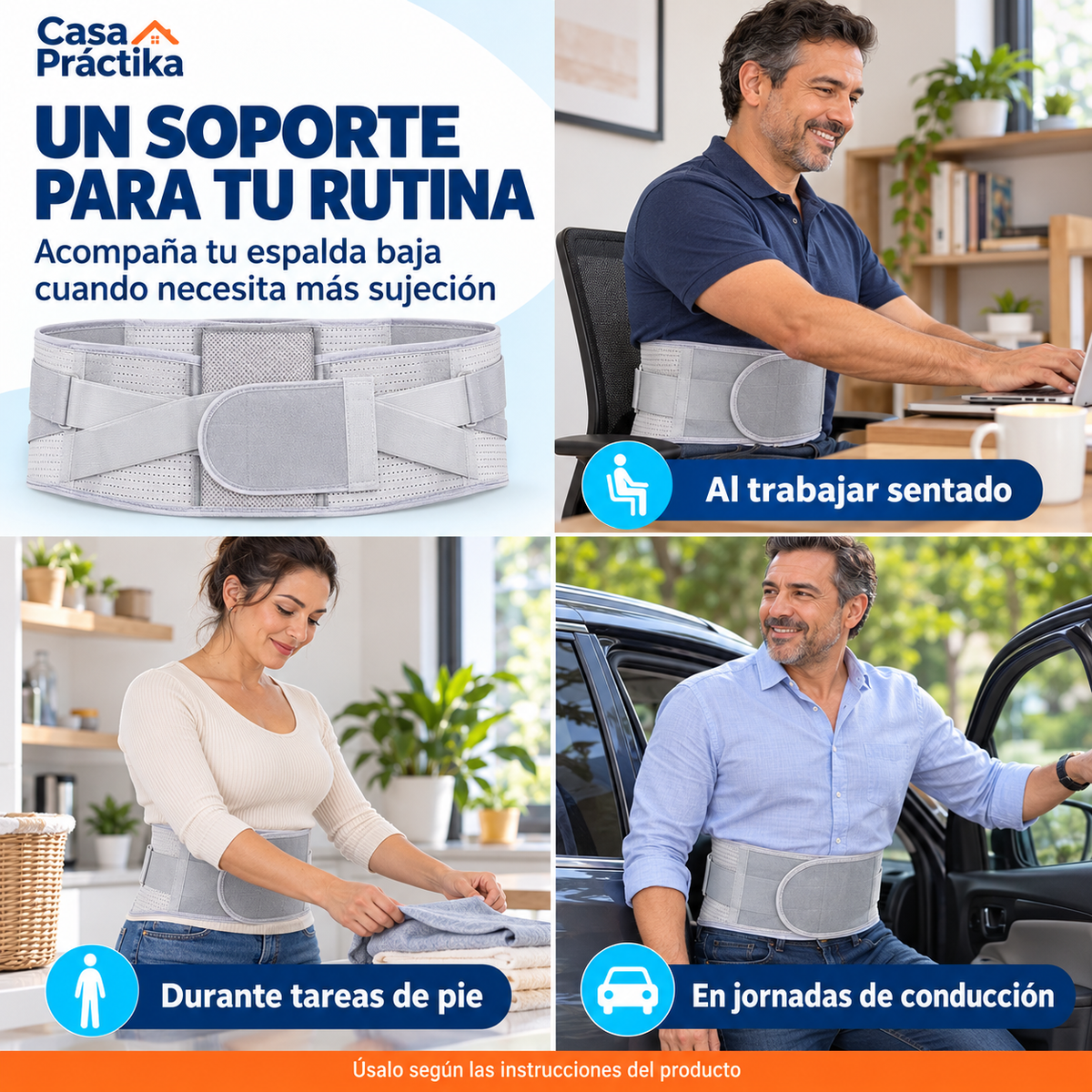 Faja Lumbar Premium de Alto Impacto