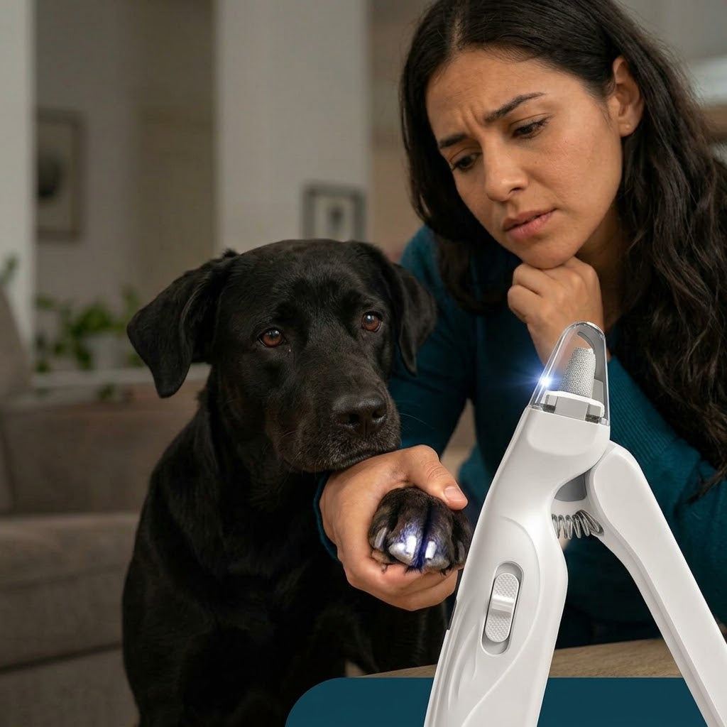 Cortauñas Patitas Seguras 2 en 1: Luz LED y Lima Integrada